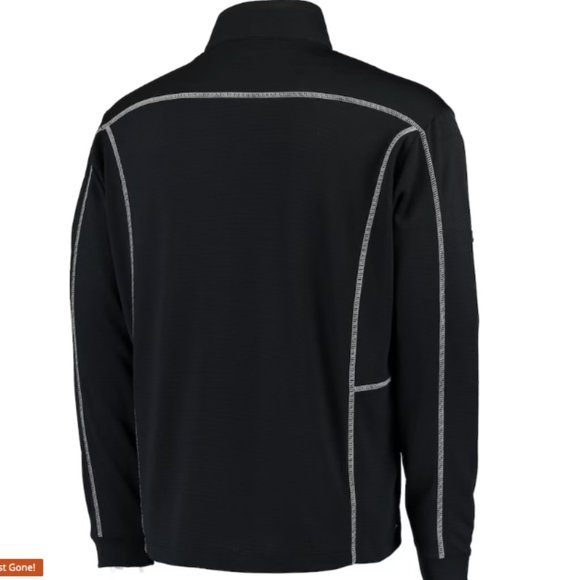 UA Under Armour Quarter Zip Phoenician Golf Pullover Fleece BLACK SZ XXL EUC - Picture 2 of 11